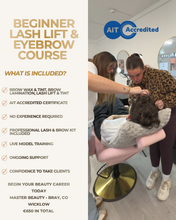Load image into Gallery viewer, Beginner Lash Lift & Eyebrow Training Course