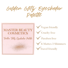 Load image into Gallery viewer, Golden Glitz Eyeshadow Palette
