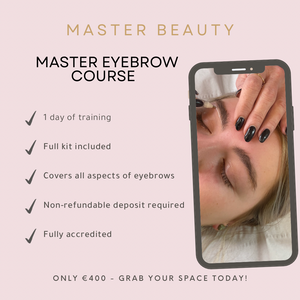 Master Eyebrow Training Course - January 28th (afternoon)