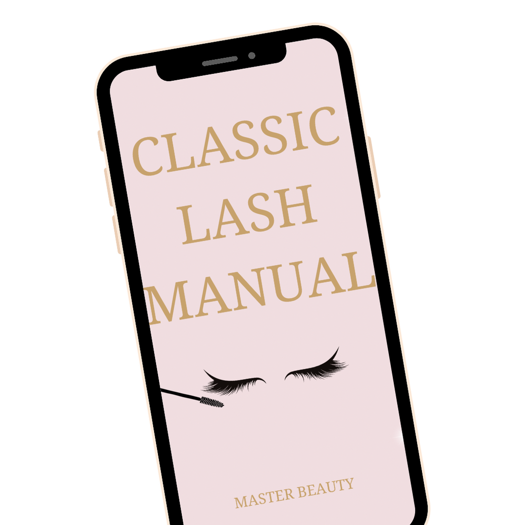 Beginners Classic Eyelash Extension Training Manual