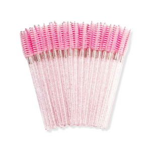 Pink Glitter Mascara Wands (50 pack)