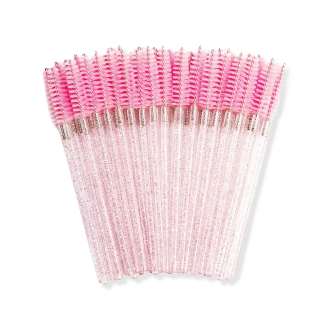 Pink Glitter Mascara Wands (50 pac