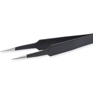 Straight eyelash tweezers